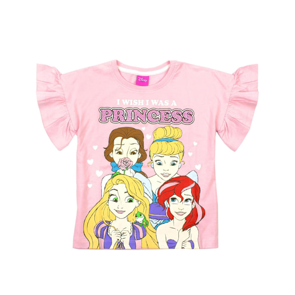 Disney Princess Girls Bomull Kort Pyjamas Set 2-3 År Rosa Pink 2-3 Years