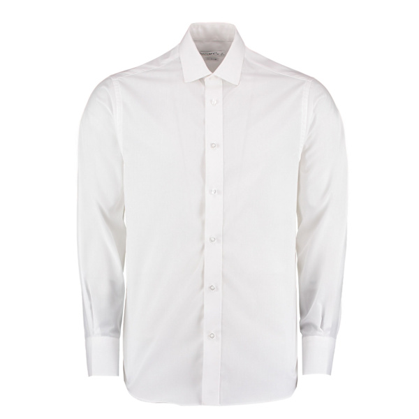 Kustom Kit Herr Business Skräddarsydd Långärmad Skjorta 16in Vit White 16in