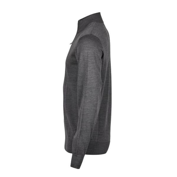 Tee Jays Herr Half Zip Tröja L Gråmelerad Grey Melange L