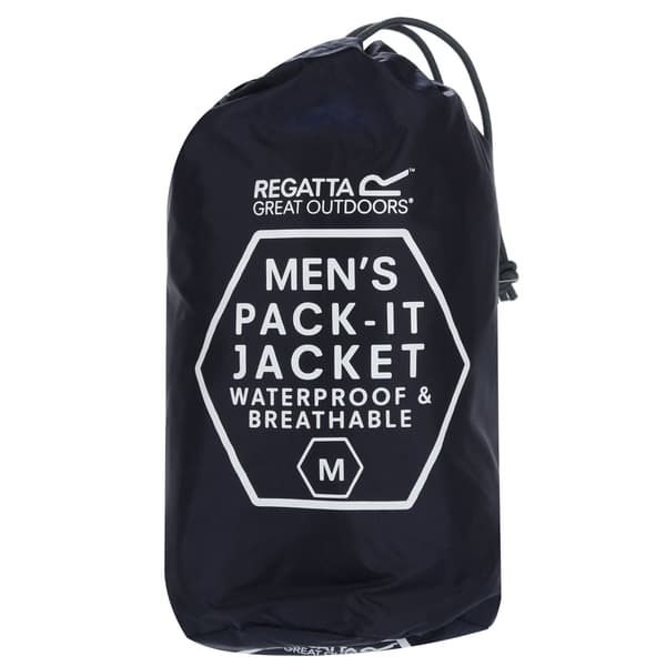 Regatta Pack It III Vattentät Jacka Herr M Marinblå Navy M