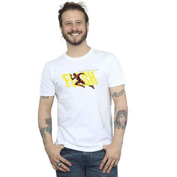 DC Comics Herr The Flash Lightning Dash T-shirt 5XL Vit White 5XL