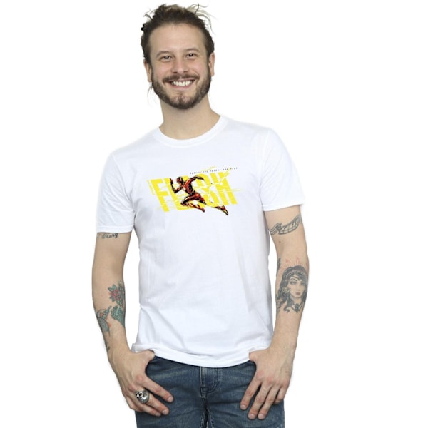 DC Comics Herr The Flash Lightning Dash T-shirt M Vit White M
