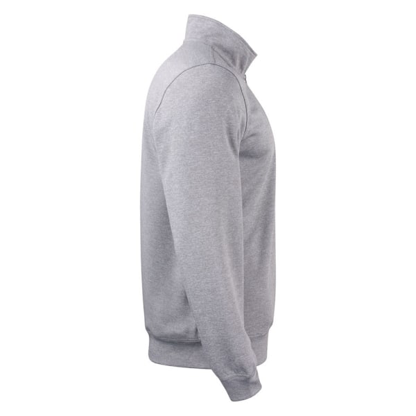 Clique Unisex Adult Basic Active Quarter Zip Sweatshirt L Grå Grey Melange L
