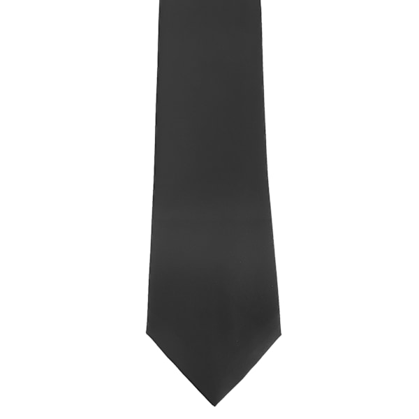 Premier Mens Plain Satin Tie (Narrow Blade) (2-pack) One Size Dark Grey One Size