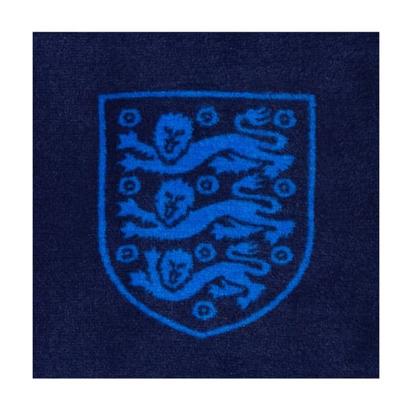 England Herr Crest Fleece Morgonrock med Tryck S Marinblå B Navy Blue S