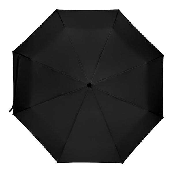 Floso Dane RPET Hopfällbart Paraply One Size Solid Svart Solid Black One Size