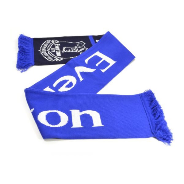 Everton FC Officiell fotboll Jacquard Nero Scarf One Size Blå/ Blue/White/Navy One Size