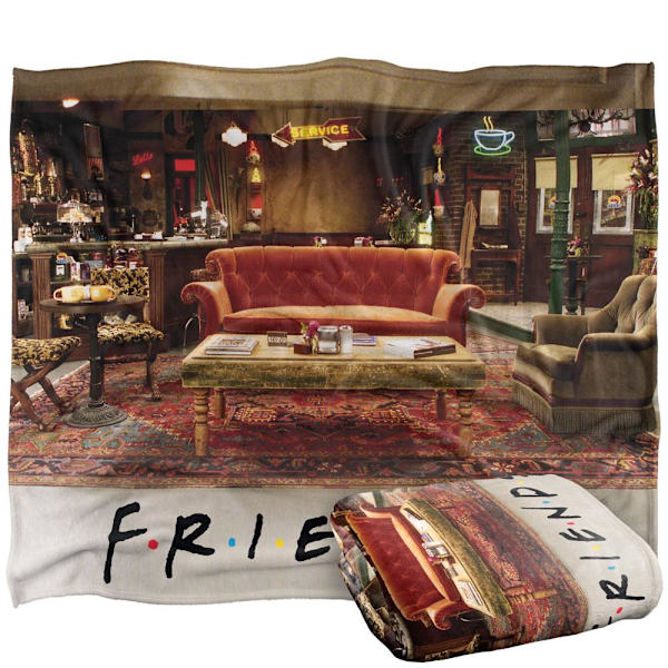 Friends Central Perk Filtfotografi En Storlek Flerfärgad Multicoloured One Size