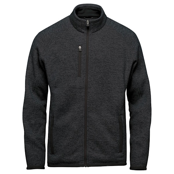 Stormtech Herr Avalante Heather Full Zip Fleece Jacka M Svart Black M