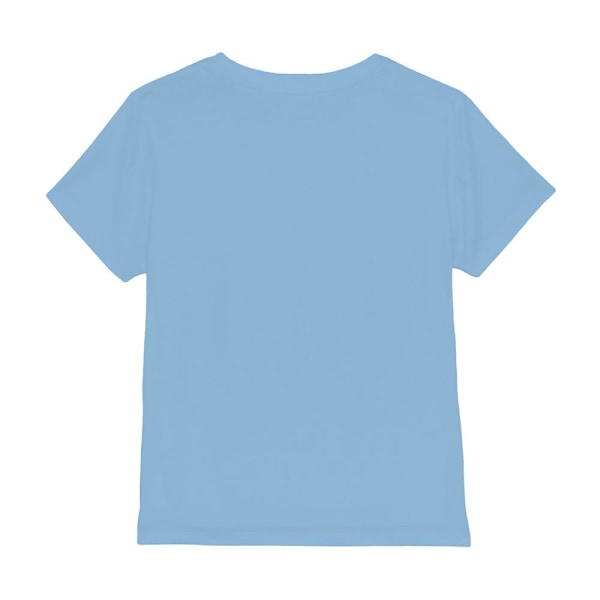 Mickey Mouse Barn/Barnansikten T-Shirt 7-8 År Himmelsblå Sky Blue 7-8 Years