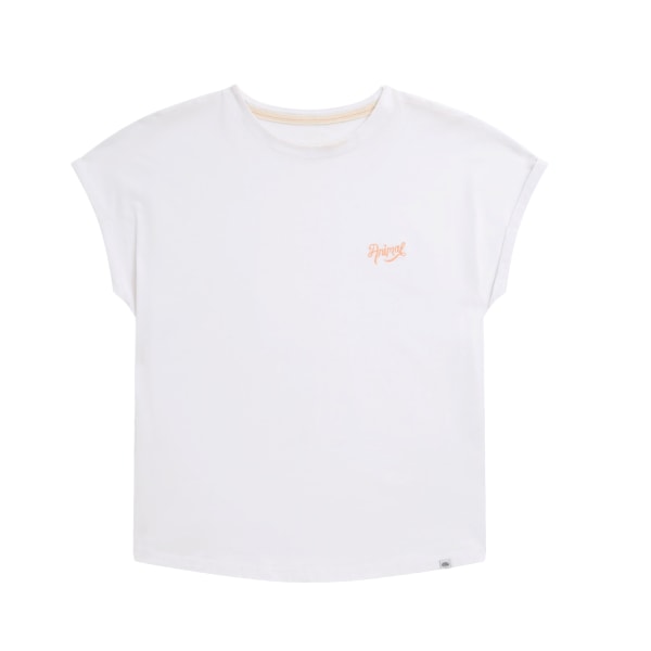 Animal Womens/Ladies Holly Logo Organic T-Shirt 8 UK White White 8 UK