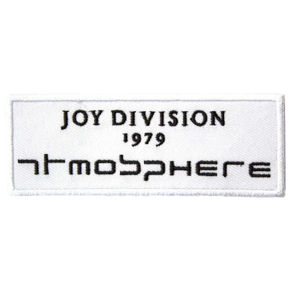 Joy Division Substance Vävd Stryk-På-Lapp En Storlek Vit/Svart White/Black One Size