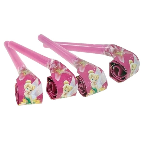 Tinkerbell karaktärsfestblåsare (6-pack) En storlek rosa Pink One Size
