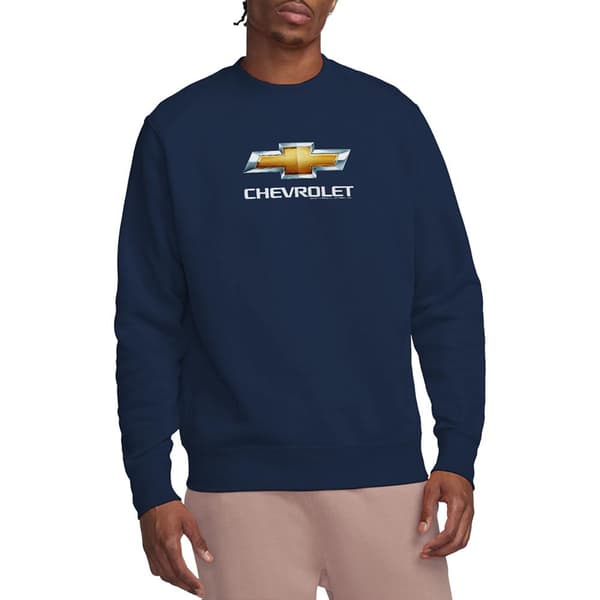 Chevrolet Unisex Vuxen Bowtie Stackad Sweatshirt M Marinblå Navy M