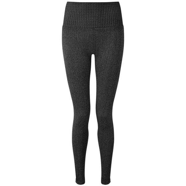 TriDri Dam/Dam Stickade City Leggings L Kolgrå Charcoal Grey L