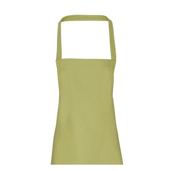 Premier Unisex Vuxen Bomulls Bibbed Förkläde En Storlek Lime Lime One Size