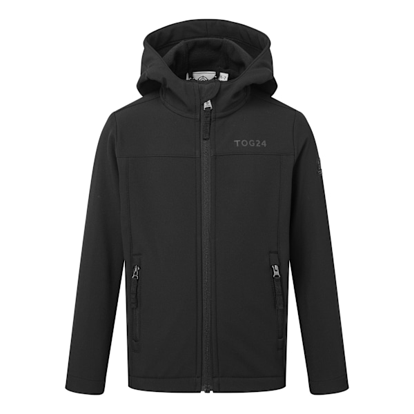 TOG24 Barn/Barn Koroma Softshell Jacka med Huva 8-9 År B Black 8-9 Years