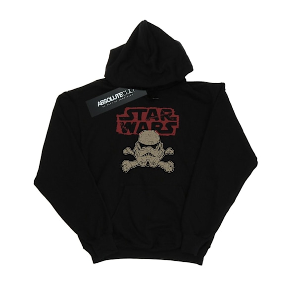 Star Wars Boys Stormtrooper Skull Logo Hoodie 9-11 år Svart Black 9-11 Years
