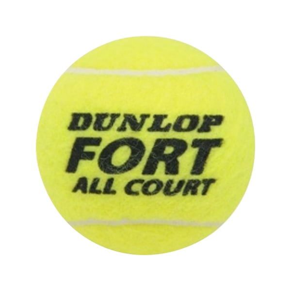 Dunlop Fort All Court tennisbollar (paket med 3) En one size gul Yellow One Size