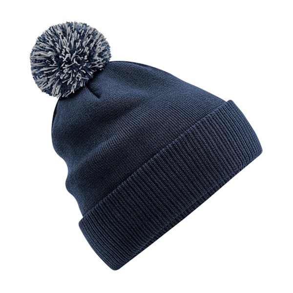Beechfield Snowstar Recycled Beanie One Size French Navy/Light French Navy/Light Grey One Size