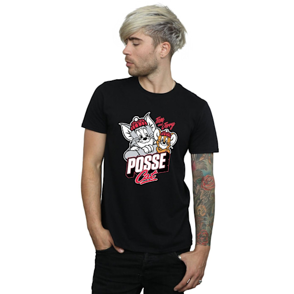 Tom And Jerry Herr Posse Cat T-shirt L Svart Black L