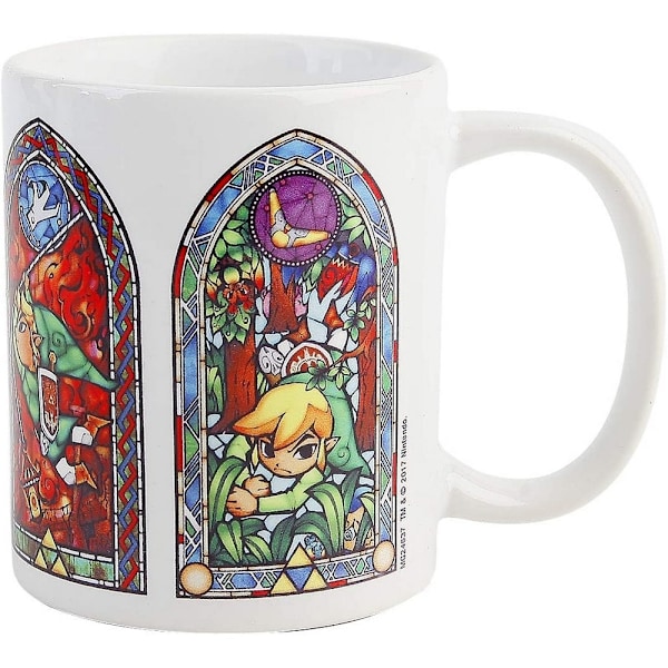 The Legend Of Zelda Glasmålning Mugg En Storlek Flerfärgad Multicoloured One Size