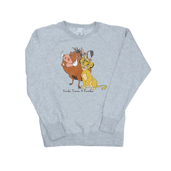 Lejonkungen Dam/Dam Classic Simba Timon & Pumba Heather Heather Grey XL