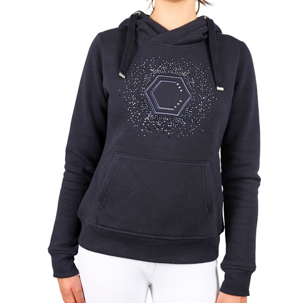 Coldstream Dam/Damer Swanlaws Diamante Hoodie XS Marinblå Navy XS