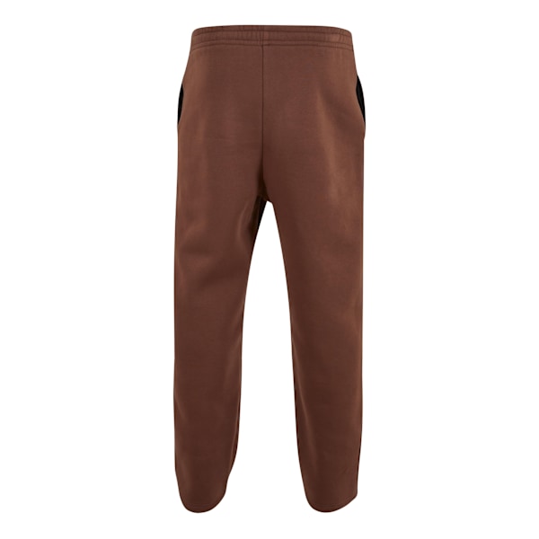 Build Your Brand Unisex Vuxen Fluffiga Joggingbyxor M Choklad Chocolate Brown M