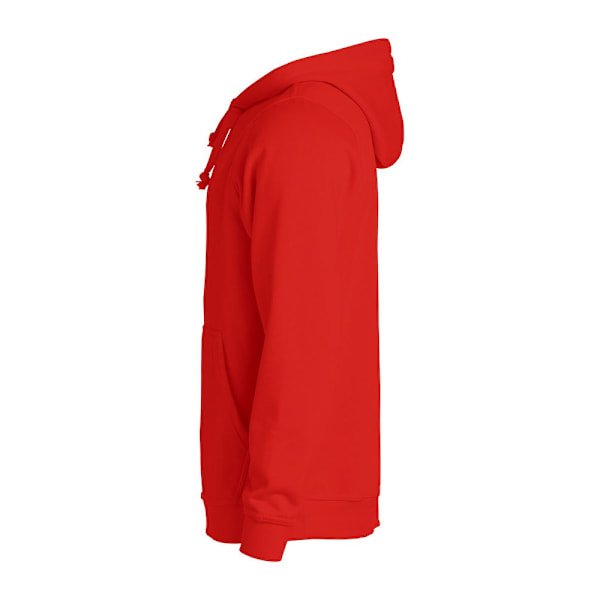 Clique Unisex Vuxen Basic Hoodie S Röd Red S