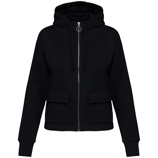 Native Spirit Dam/Dam Full Zip Hoodie 16 UK Svart Black 16 UK