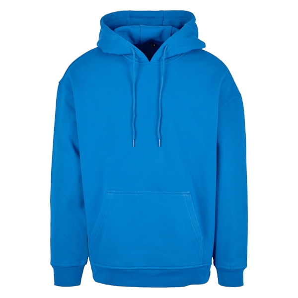Build Your Brand Basic Oversized Hoodie för män M Intense Blue Intense Blue M