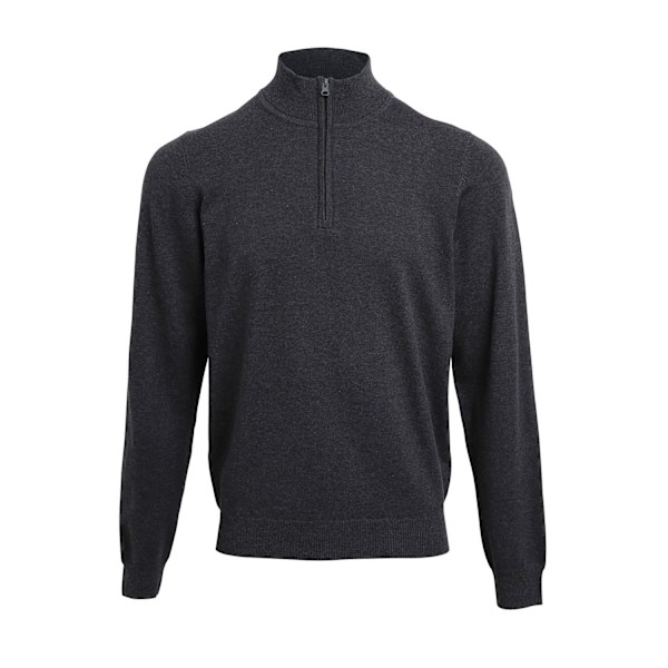 Premier Herr Zip-Tröja 4XL Kolgrå Charcoal 4XL