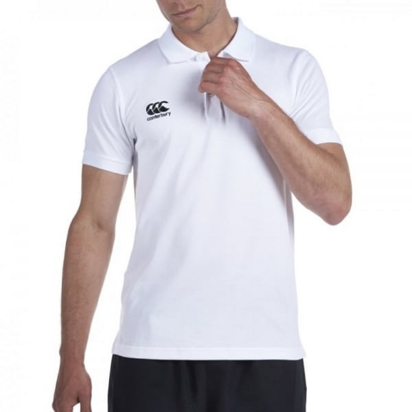 Canterbury Mens Waimak Polotröja XL Vit White XL