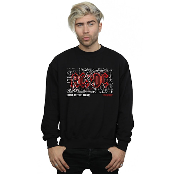 AC/DC PWR UP Kabellogotyp Sweatshirt 5XL Svart Black 5XL