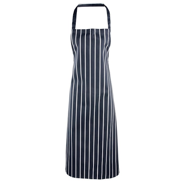 Premier Stripe Förkläde One Size Marinblå/Vit Navy/White One Size