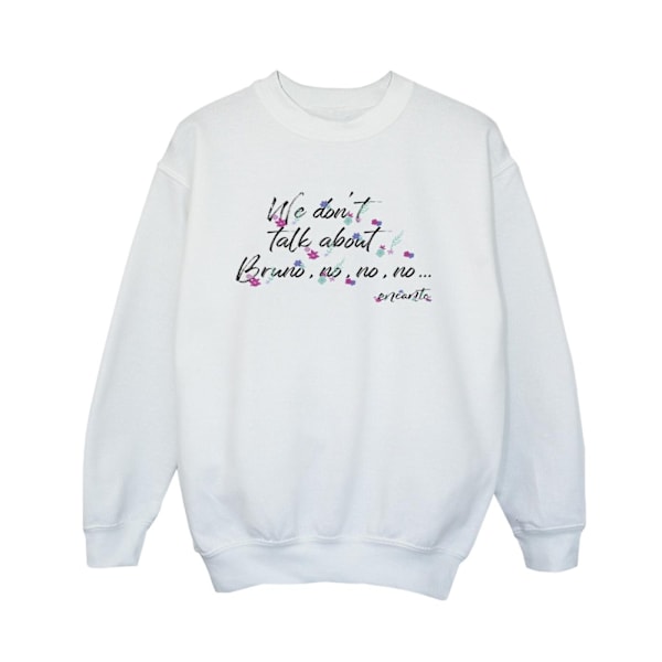 Disney Boys Encanto We Dont Talk About Bruno No No Sweatshirt 3 White 3-4 Years