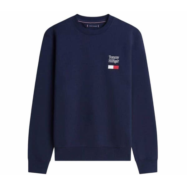 Tommy Hilfiger Herr Tröja med broderad logotyp M Desert Sky Desert Sky M