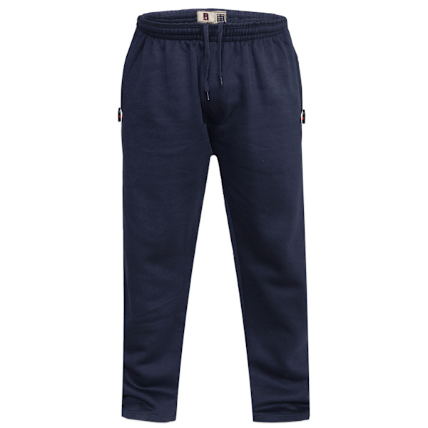 Duke Herr Joggingbyxor D555 Albert Rockford Open Hem Kingsize Navy 1XL