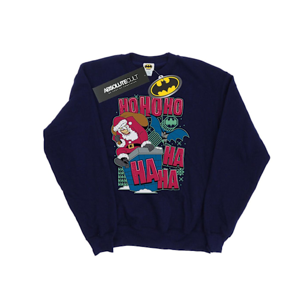 DC Comics Herr Batman Och Joker Ha Ha Ha Ho Ho Ho Sweatshirt 5X Navy Blue 5XL