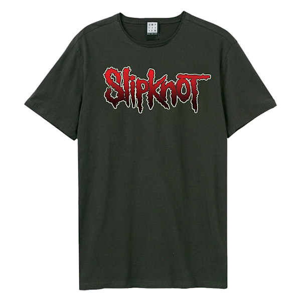 Amplified Unisex Vuxen Slipknot Logotyp T-shirt M Kolgrå Charcoal M