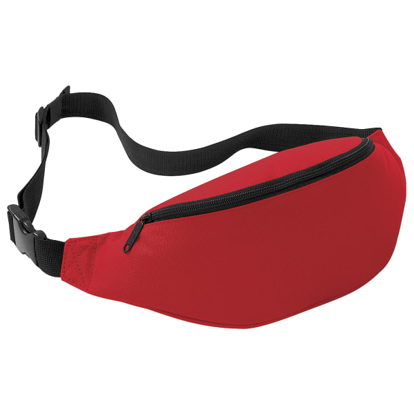 Bagbase Justerbar bältesväska (2,5 liter) (paket med 2) One Size C Classic Red One Size