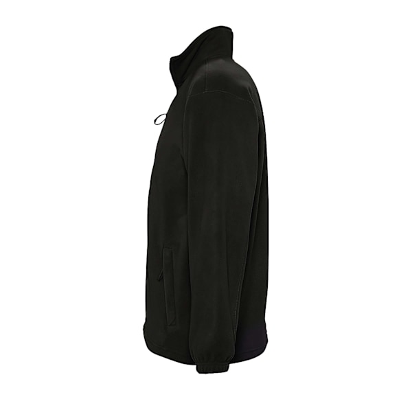 SOLS Herr North Full Zip Outdoor Fleece Jacka 4XL Svart Black 4XL