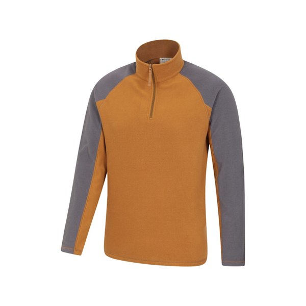 Mountain Warehouse Herr Ashbourne II Halvzip Fleece Top 4XL Senapsgul Mustard 4XL