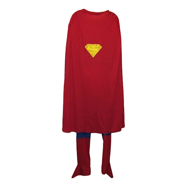 Superman Deluxe Muskler Kostym L Blå/Röd/Gul Blue/Red/Yellow L