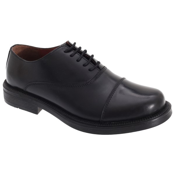 Scimitar Herr Capped Oxford Cadet Shoes 12 UK Black Black 12 UK