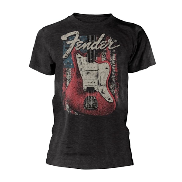 Fender Unisex Adult Jazzmaster Distressed Guitar T-Shirt M Grå Grey M