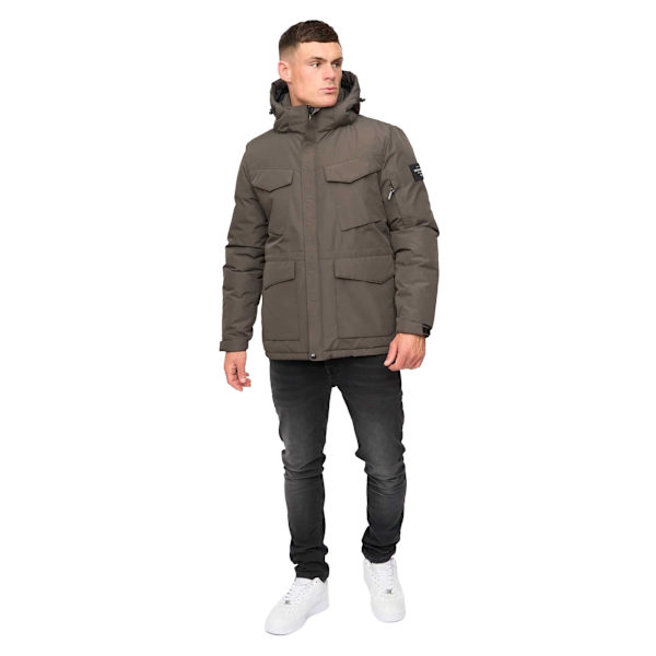 Crosshatch Herr Plentons Jacka S Oliv Olive S
