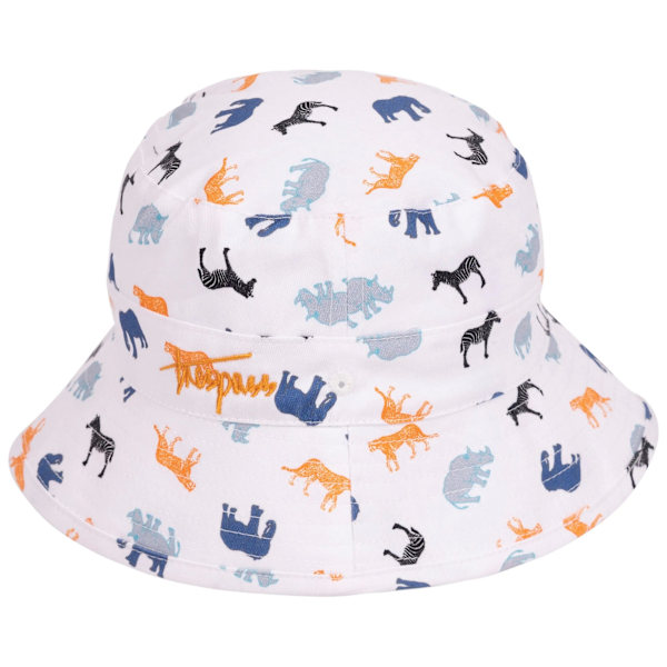 Trespass Zebdee Safari Animals Bucket Hat för barn 5-7 år White 5-7 Years
