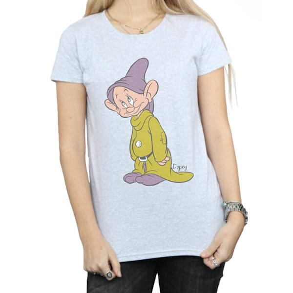 Disney Womens/Ladies Classic Dopey Bomull T-shirt XL Sports Grå Sports Grey XL